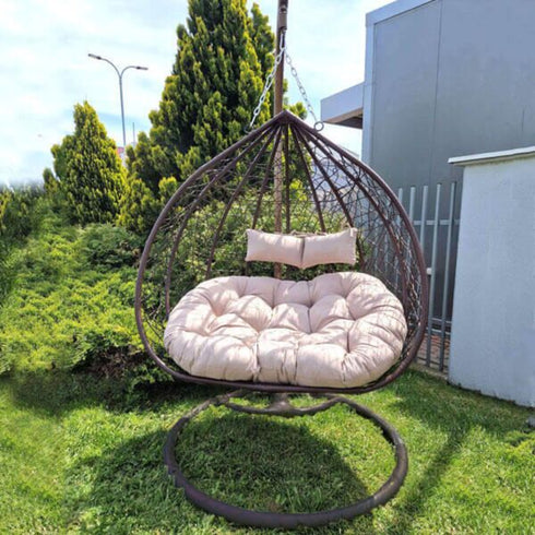 Ljuljaška jaje braon/bež F034B - Na upit